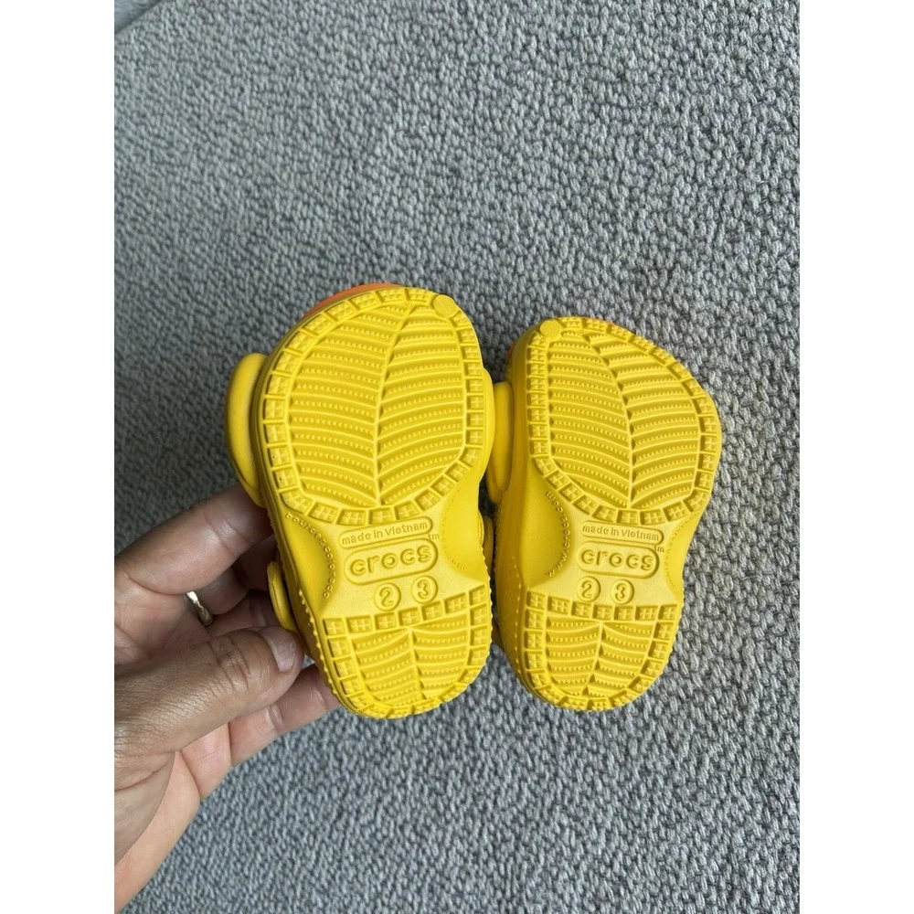 Crocs Littles I AM Rubber Ducky Clog C2/C3 Yellow 210025 Toddler